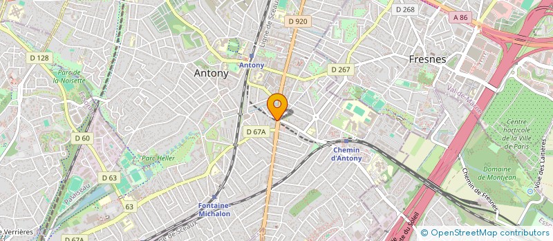 localisation de l'entreprise MONSIEUR MANUEL MENDES à ANTONY