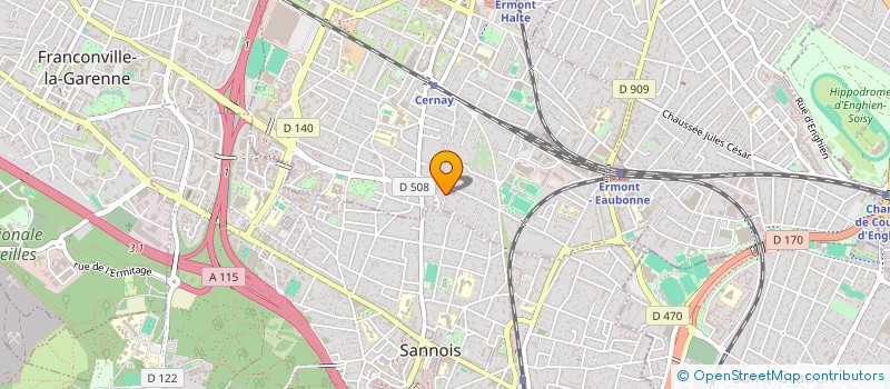 localisation de l'entreprise MONSIEUR MANUEL MENDES à ERMONT