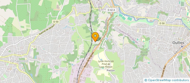 localisation de l'entreprise MONSIEUR MANUEL MENDES  CHAPONOST