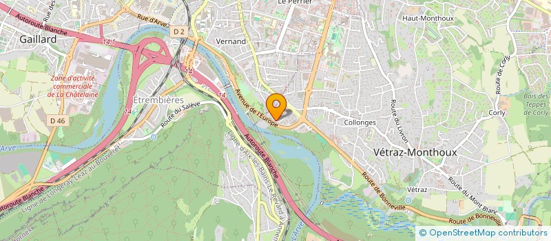 localisation de l'entreprise MONSIEUR MANUEL MENDES TEIXEIRA  VETRAZ-MONTHOUX