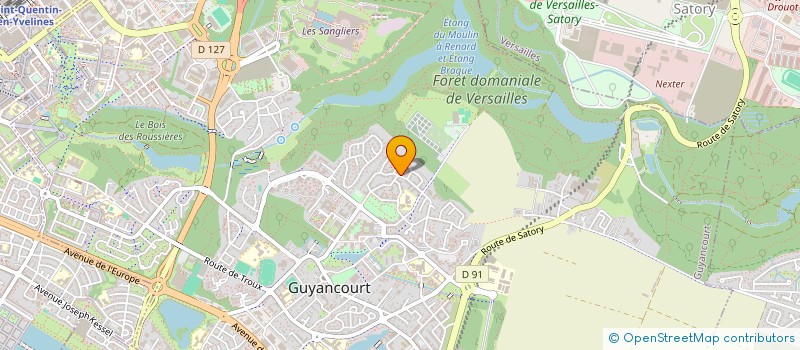 localisation de l'entreprise MONSIEUR MANUEL MENDEZ  GUYANCOURT