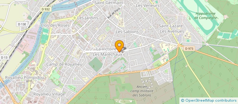 localisation de l'entreprise MONSIEUR MANUEL MESDAG  COMPIEGNE