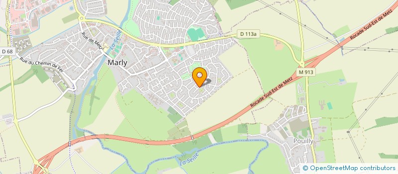 localisation de l'entreprise MONSIEUR MANUEL MEUNERET  HAYANGE