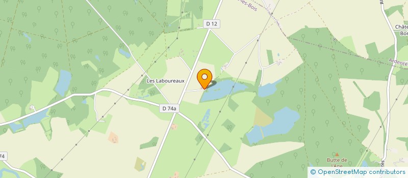 localisation de l'entreprise MONSIEUR MANUEL MICHAUD à JEU-LES-BOIS