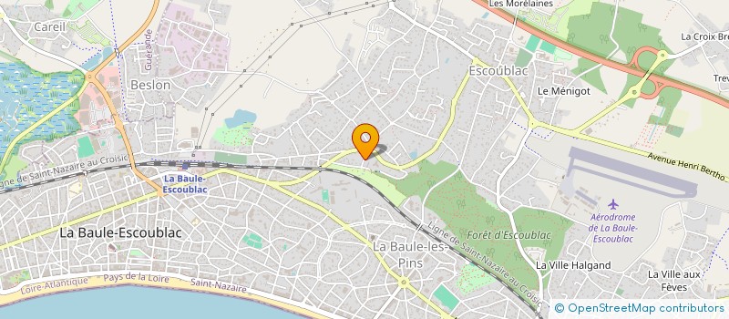 localisation de l'entreprise MONSIEUR MANUEL MIGUET à LA BAULE-ESCOUBLAC