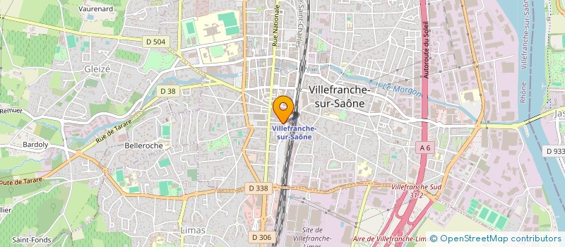 localisation de l'entreprise MONSIEUR MANUEL MILHEIRO  VILLEFRANCHE-SUR-SAONE