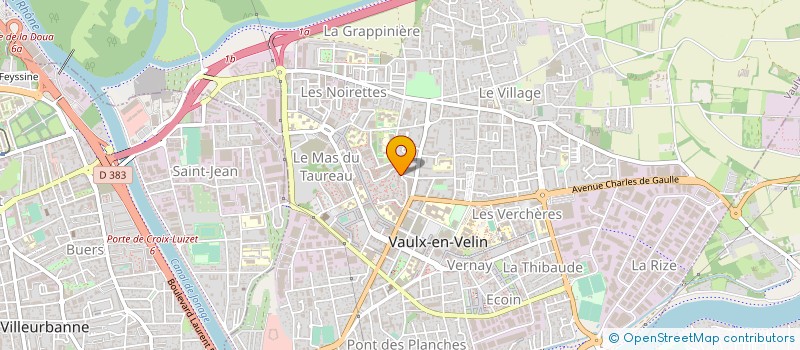 localisation de l'entreprise MONSIEUR MANUEL MIRANDA DA COSTA  VAULX-EN-VELIN