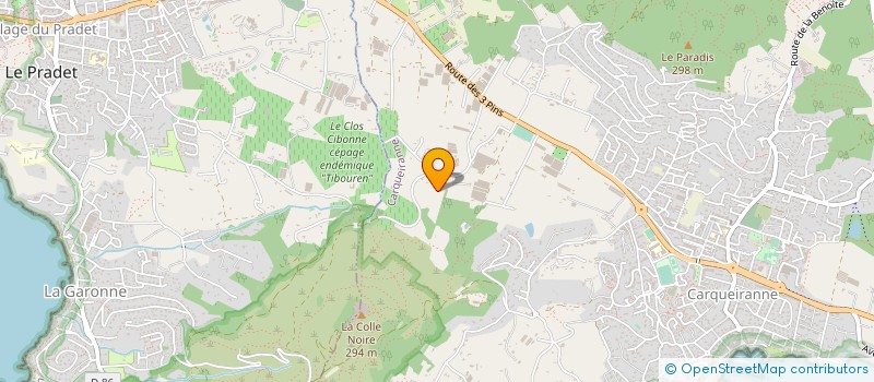 localisation de l'entreprise MONSIEUR MANUEL MOISSON  CARQUEIRANNE