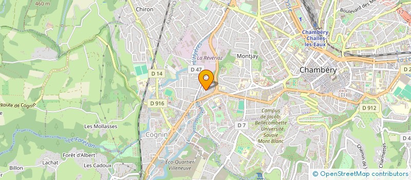 localisation de l'entreprise MONSIEUR MANUEL MOLINA VILLA à CHAMBERY