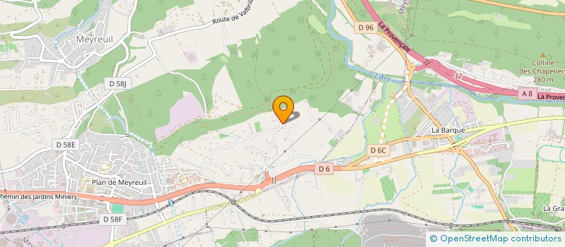 localisation de l'entreprise MONSIEUR MANUEL MONEO  MEYREUIL