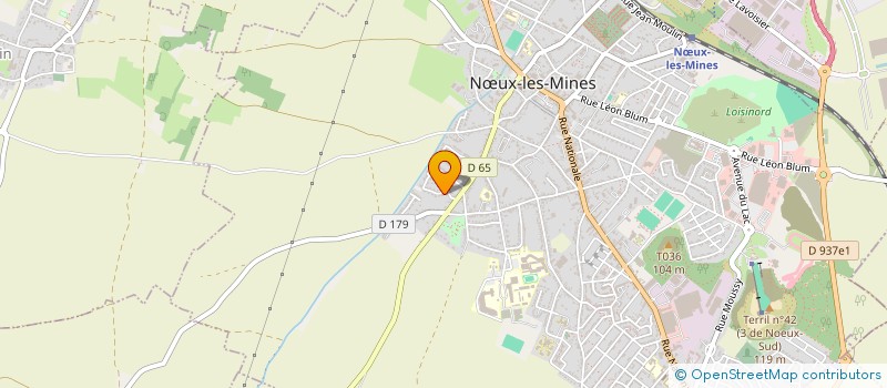 localisation de l'entreprise MONSIEUR MANUEL MONNIER  NUX-LES-MINES