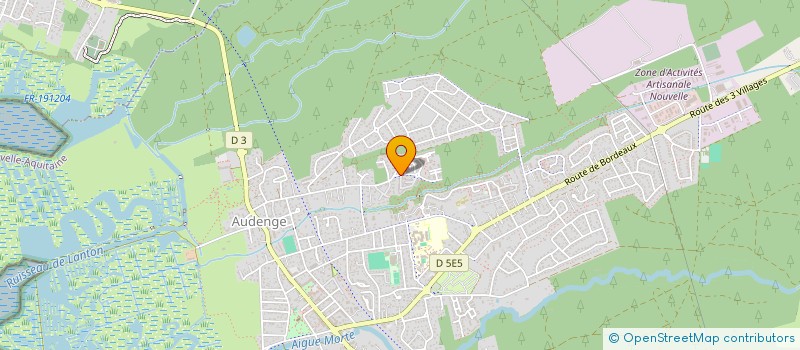 localisation de l'entreprise MONSIEUR MANUEL MONTAUD  AUDENGE