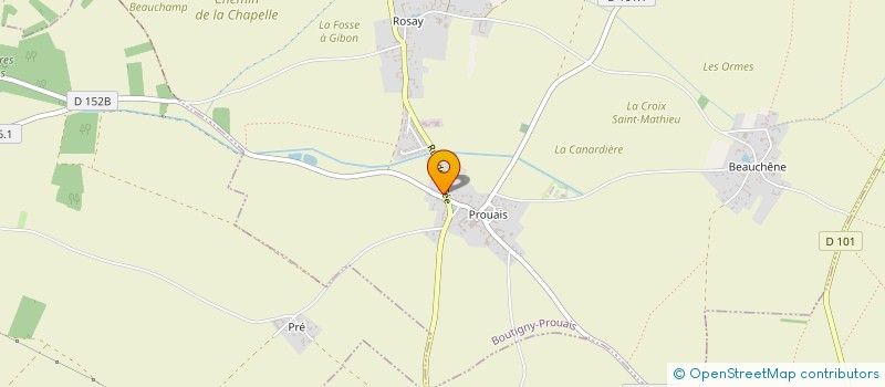 localisation de l'entreprise MONSIEUR MANUEL MONTEIRO à BOUTIGNY-PROUAIS