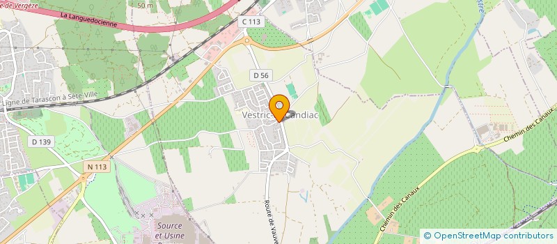 localisation de l'entreprise MONSIEUR MANUEL MONTEIRO  VESTRIC-ET-CANDIAC