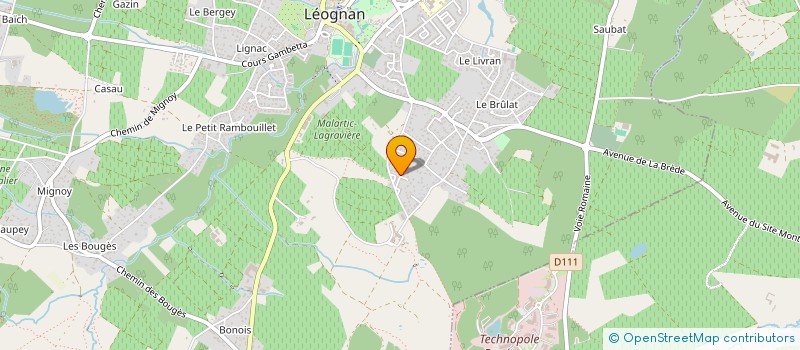 localisation de l'entreprise MONSIEUR MANUEL MONTEIRO  LEOGNAN