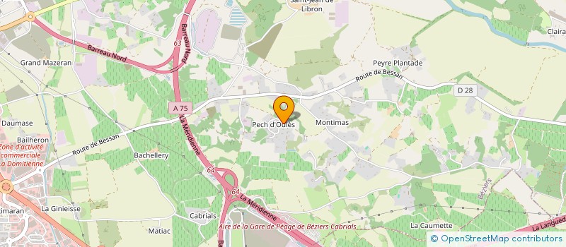 localisation de l'entreprise MONSIEUR MANUEL MONTES à BEZIERS