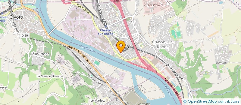 localisation de l'entreprise MONSIEUR MANUEL MORAIS à CHASSE-SUR-RHONE