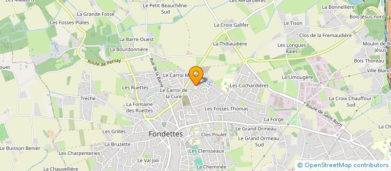 localisation de l'entreprise MONSIEUR MANUEL MOREAU à FONDETTES
