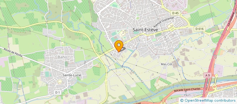 localisation de l'entreprise MONSIEUR MANUEL MOREDA  SAINT-ESTEVE