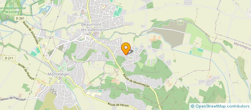 localisation de l'entreprise MONSIEUR MANUEL MOREIRA  BEAUMONT-LES-VALENCE