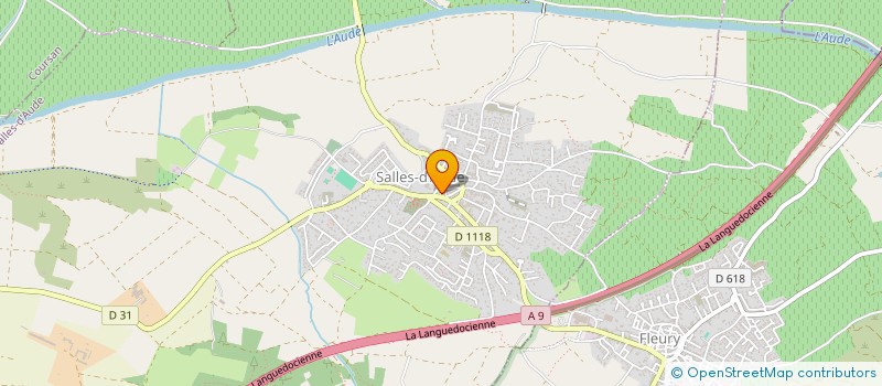 localisation de l'entreprise MONSIEUR MANUEL MORENO  SALLES-D'AUDE