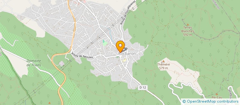 localisation de l'entreprise MONSIEUR MANUEL MORENO  ROCBARON