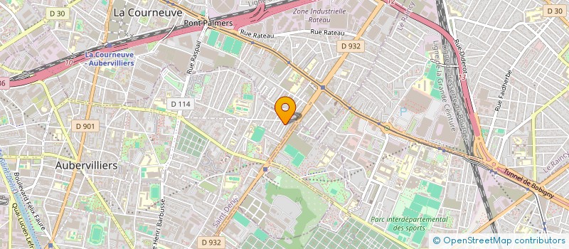 localisation de l'entreprise MONSIEUR MANUEL MORENO  AUBERVILLIERS