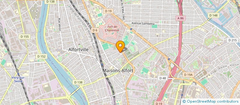 localisation de l'entreprise MONSIEUR MANUEL MORET  MAISONS-ALFORT