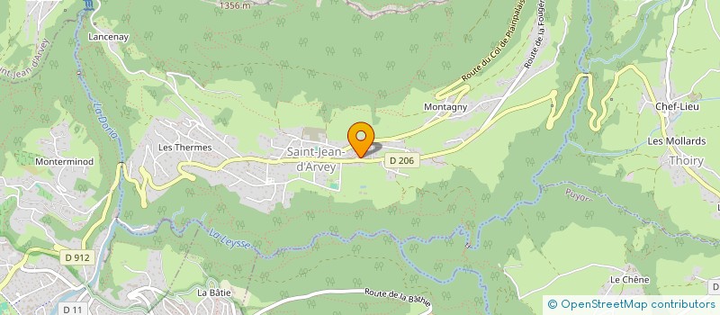 localisation de l'entreprise MONSIEUR MANUEL MOUILLARD  SAINT-JEAN-D'ARVEY