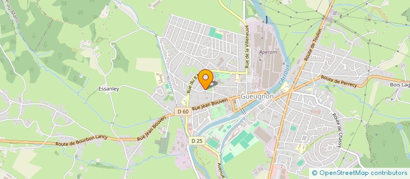 localisation de l'entreprise MONSIEUR MANUEL NAVARRO MANUEL  GUEUGNON