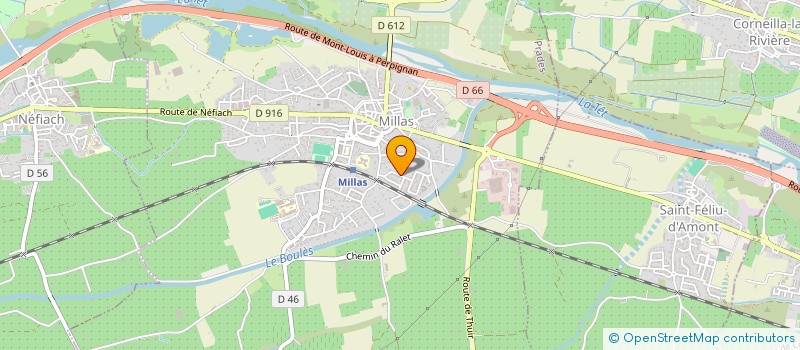 localisation de l'entreprise MONSIEUR MANUEL NAVAS ROMAN  MILLAS