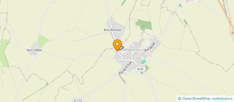 localisation de l'entreprise MONSIEUR MANUEL NAVIS  CAMPREMY