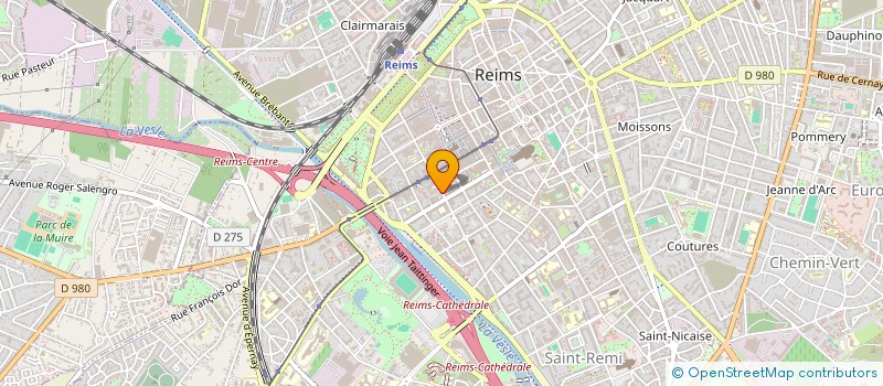 localisation de l'entreprise MONSIEUR MANUEL NEGRIT  REIMS