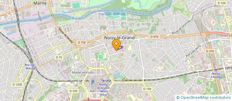 localisation de l'entreprise MONSIEUR MANUEL NOVAIS FERNANDES à NOISY-LE-GRAND