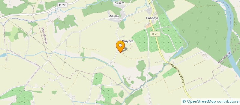 localisation de l'entreprise MONSIEUR MANUEL NUNES DE JESUS  VERDUN-SUR-GARONNE