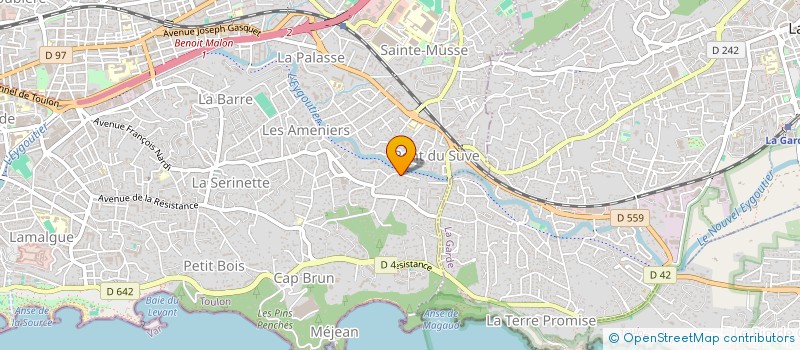 localisation de l'entreprise MONSIEUR MANUEL OLIVEIRA DA SILVA  TOULON