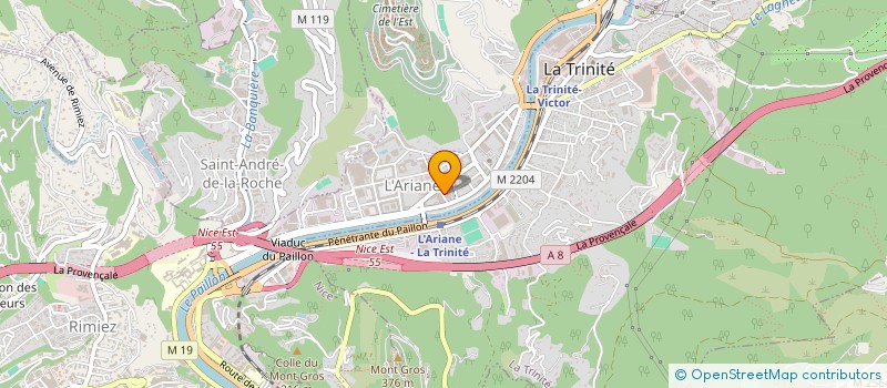 localisation de l'entreprise MONSIEUR MANUEL OLIVEIRA VALENTE  NICE