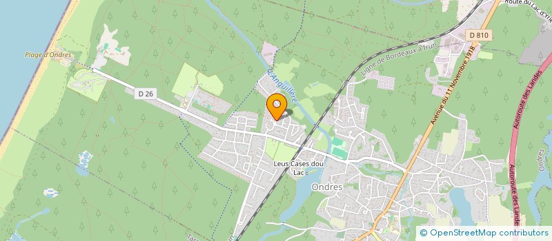 localisation de l'entreprise MONSIEUR MANUEL OLIVIER  ONDRES