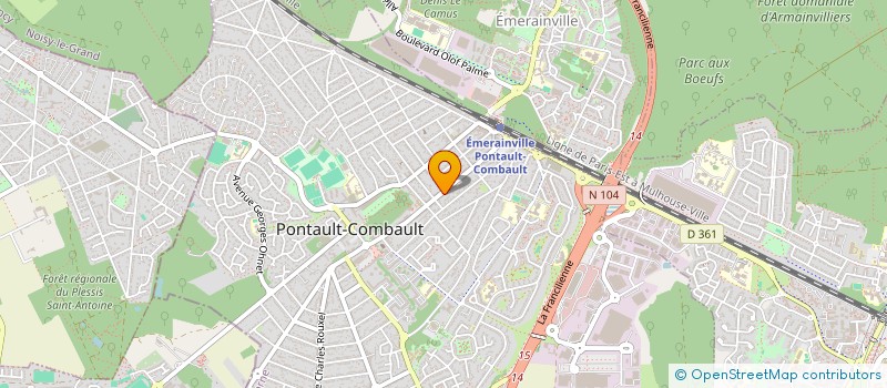 localisation de l'entreprise MONSIEUR MANUEL ONTIVERO à PONTAULT-COMBAULT