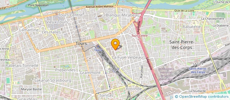 localisation de l'entreprise MONSIEUR MANUEL ORTIZ  TOURS