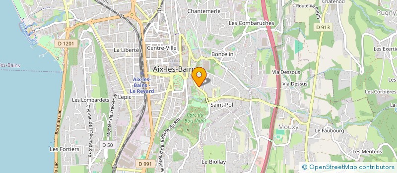 localisation de l'entreprise MONSIEUR MANUEL OWEZARSKI  AIX-LES-BAINS