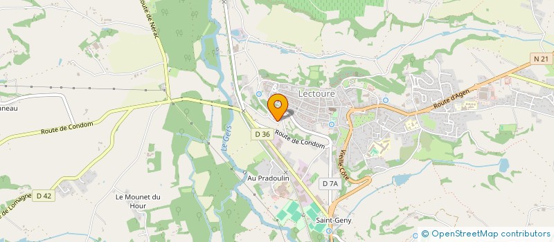 localisation de l'entreprise MONSIEUR MANUEL PADUA  LECTOURE