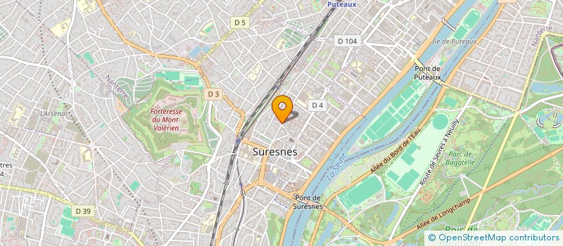 localisation de l'entreprise MONSIEUR MANUEL PALMA à SURESNES
