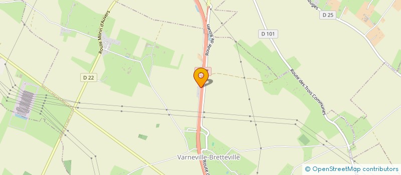 localisation de l'entreprise MONSIEUR MANUEL PAQUIN  VARNEVILLE-BRETTEVILLE