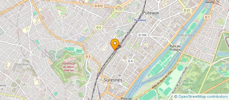 localisation de l'entreprise MONSIEUR MANUEL PARISOT à SURESNES