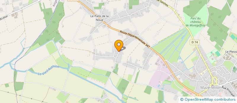 localisation de l'entreprise MONSIEUR MANUEL PAYMAL  MAZE-MILON