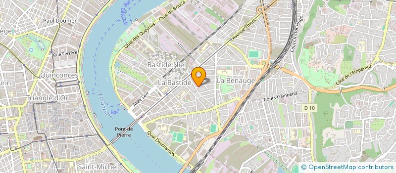 localisation de l'entreprise MONSIEUR MANUEL PEDOUSSAUT à BORDEAUX