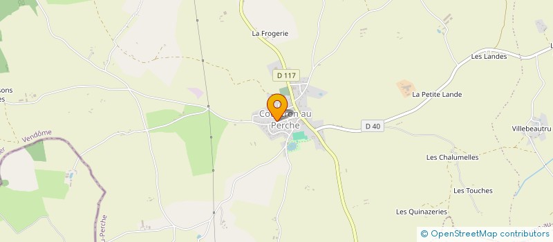 localisation de l'entreprise MONSIEUR MANUEL PELLETIER  COUETRON-AU-PERCHE