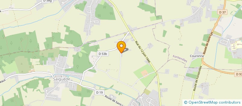 localisation de l'entreprise MONSIEUR MANUEL PENTEADO FERNANDES  SAIGUEDE