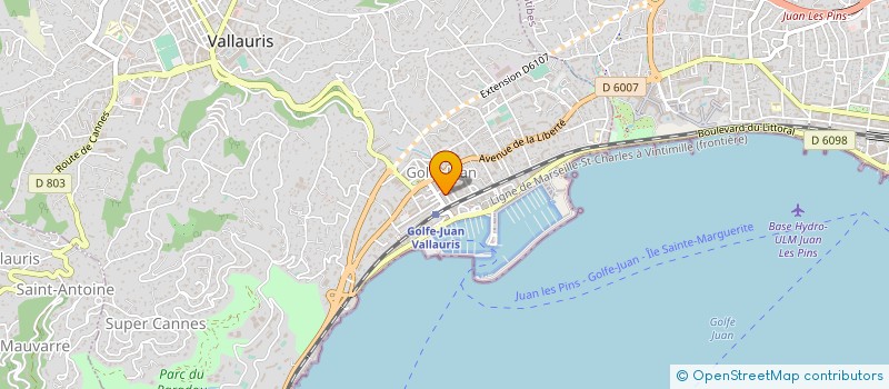 localisation de l'entreprise MONSIEUR MANUEL PEREIRA à VALLAURIS